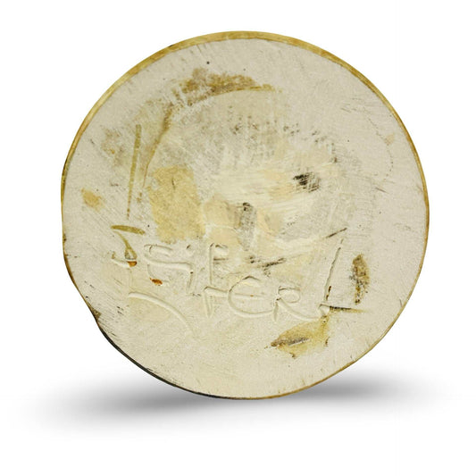 Detail der eingeritzten Signatur Seifert am Boden der Vase