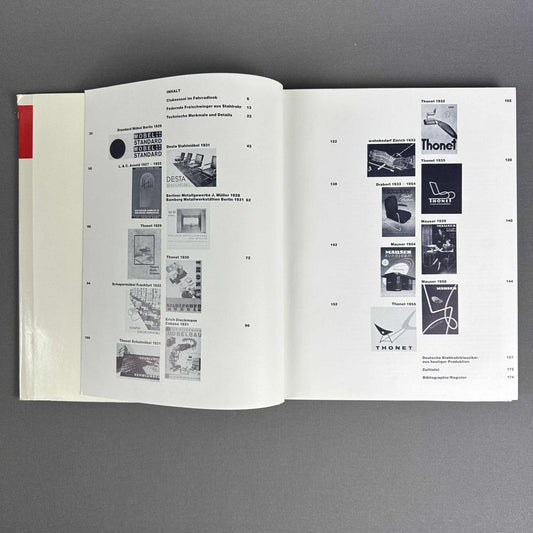 Cover of Deutsche Stahlrohrmöbel book by Alexander von Vegesack on German steel tube furniture history