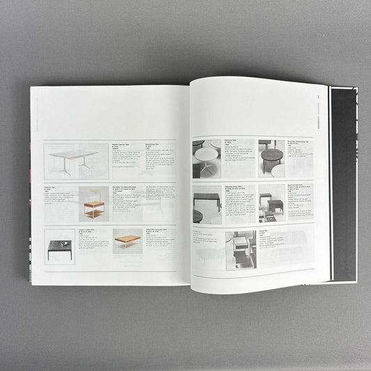 Cover of George Nelson Werkverzeichnis book by Vitra Design Museum 2008 featuring architect, author, and designer