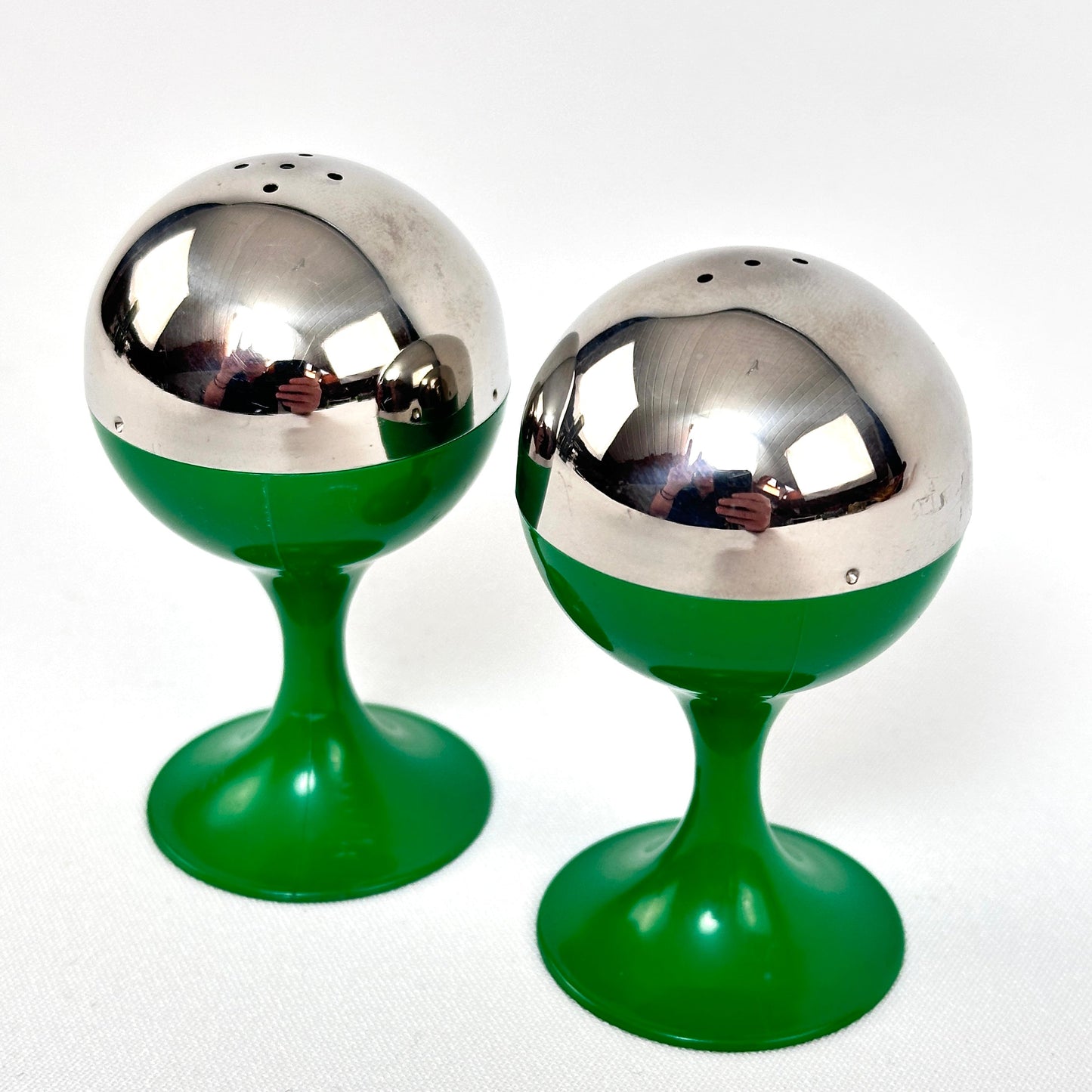 Quist Salz & Pfeffer Streuer Jens Quistgaard 1960er dänisches Design Tulip Design Set