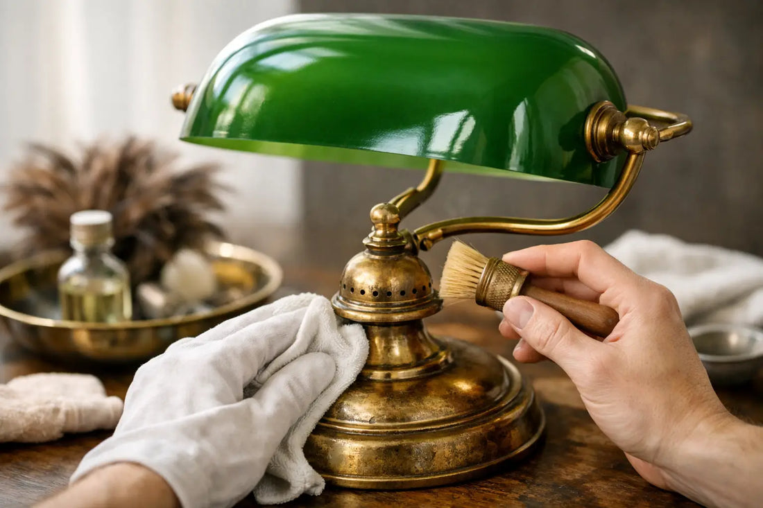 Vintage Leuchten reinigen ohne Patina zu verlieren