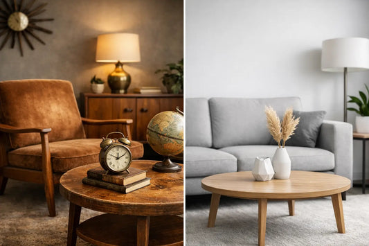 Vintage Furniture vs New Furniture im Vergleich