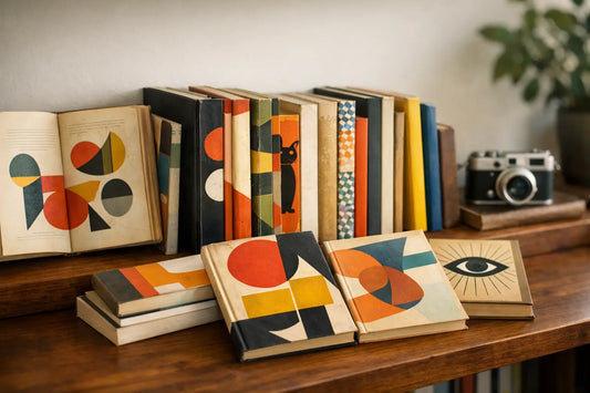 12 best vintage design books im Regal