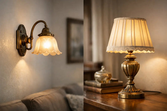 Vintage Wandleuchte oder Tischlampe?