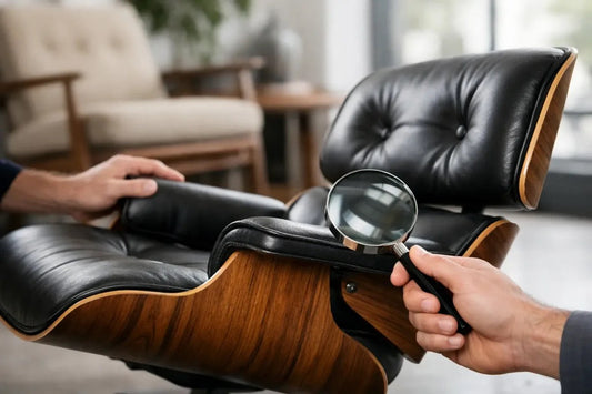 Mid Century Sessel Original erkennen