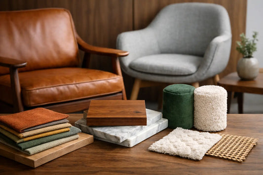 Die besten Materialien für Mid-Century Seating