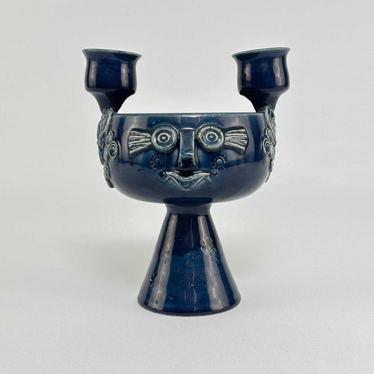 Björn Wiinblad Kopf Kerzenhalter für Rosentahl 1970er