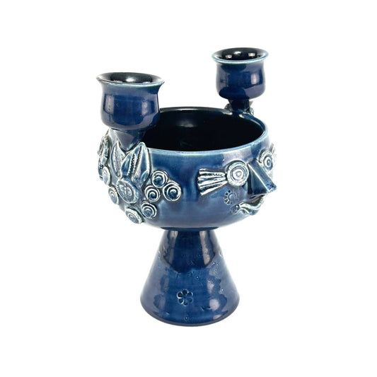 Björn Wiinblad „Head“ Kerzenständer aus Keramik, skandinavisches Design 1970er, Rosenthal Vintage-Stück