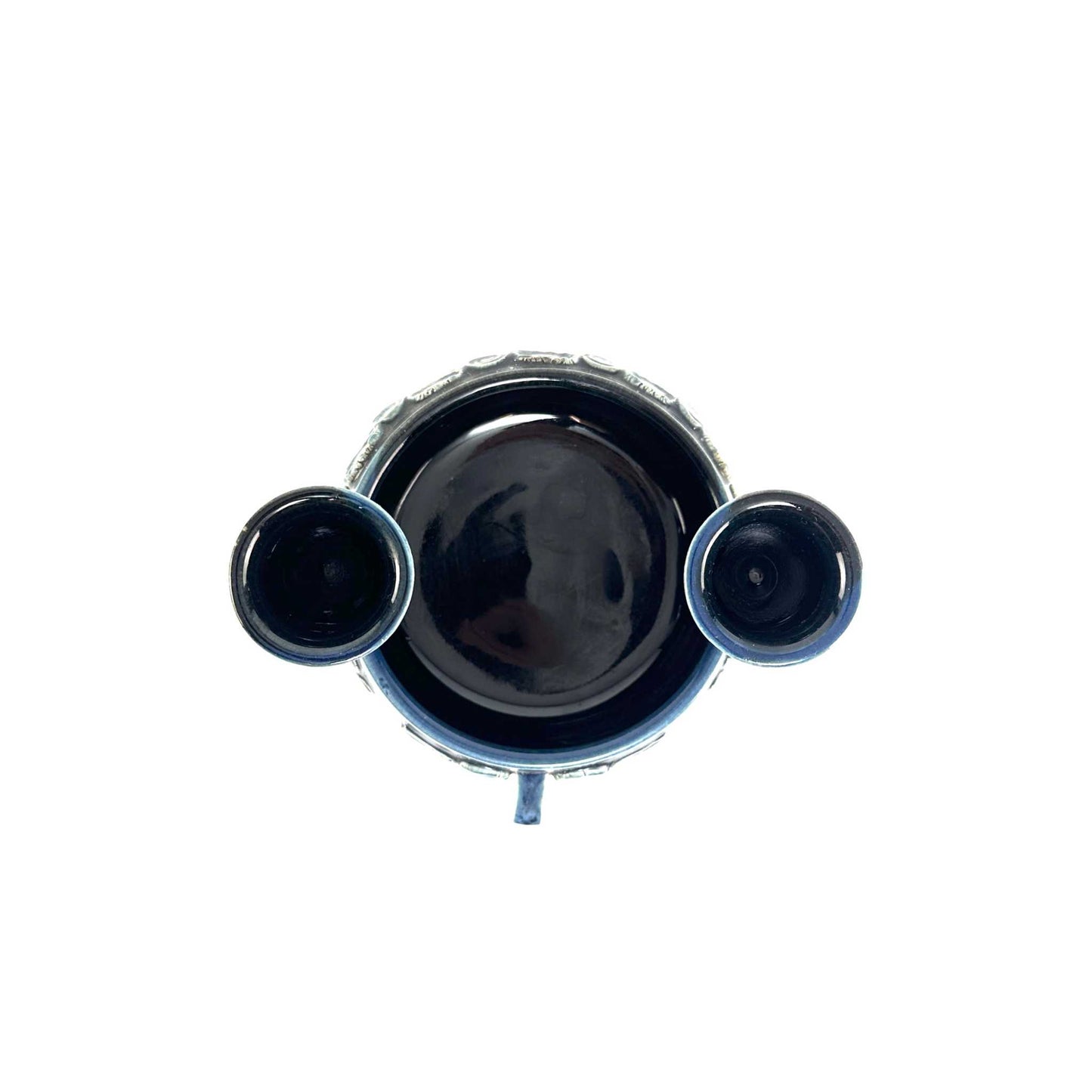 Björn Wiinblad Kerzenständer „Head“ aus den 1970er Jahren, skandinavisches Design, Keramik für Rosenthal, markantes Gesichtsmotiv