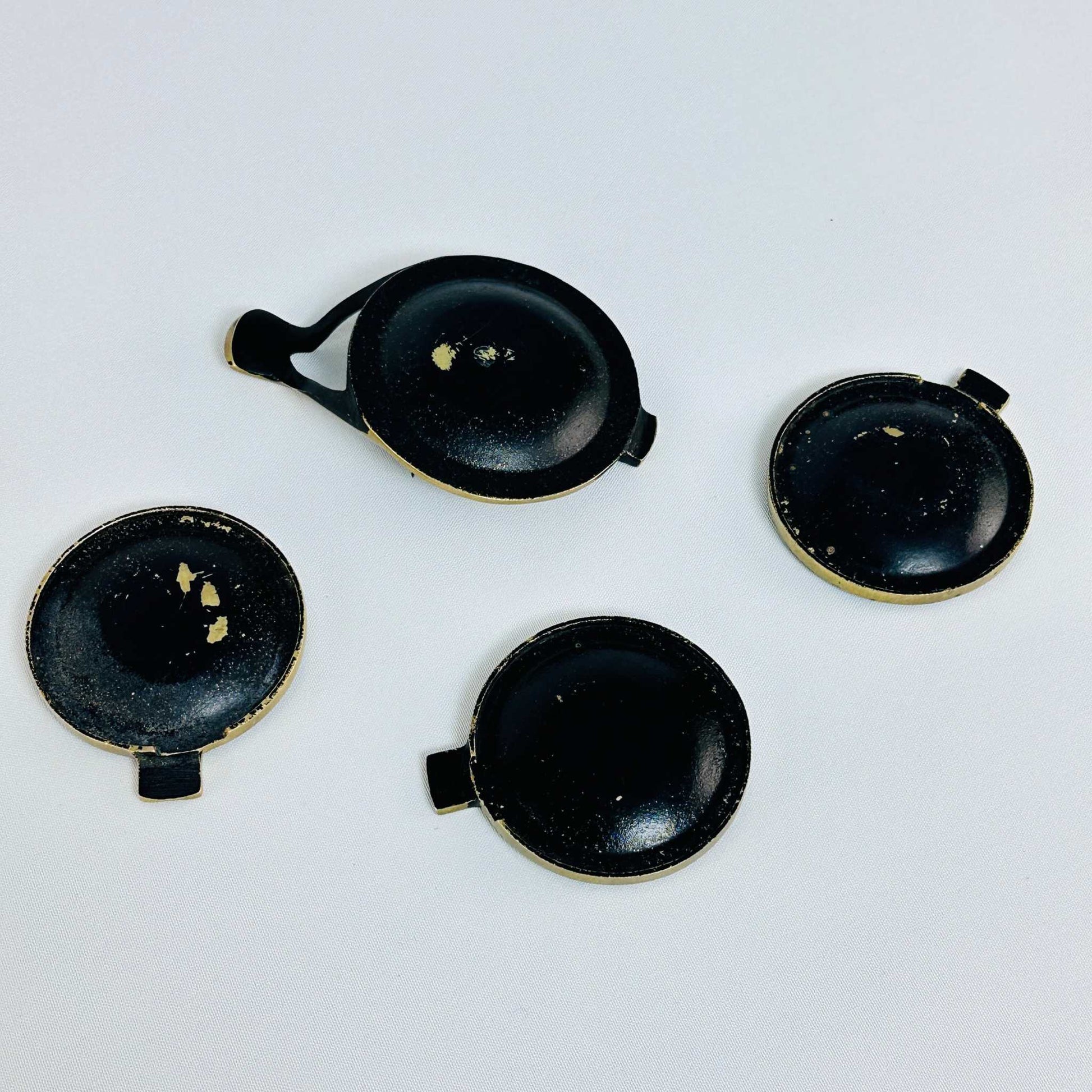Aschenbecher Set mit Halter Umkreis Walter Bosse 1960er