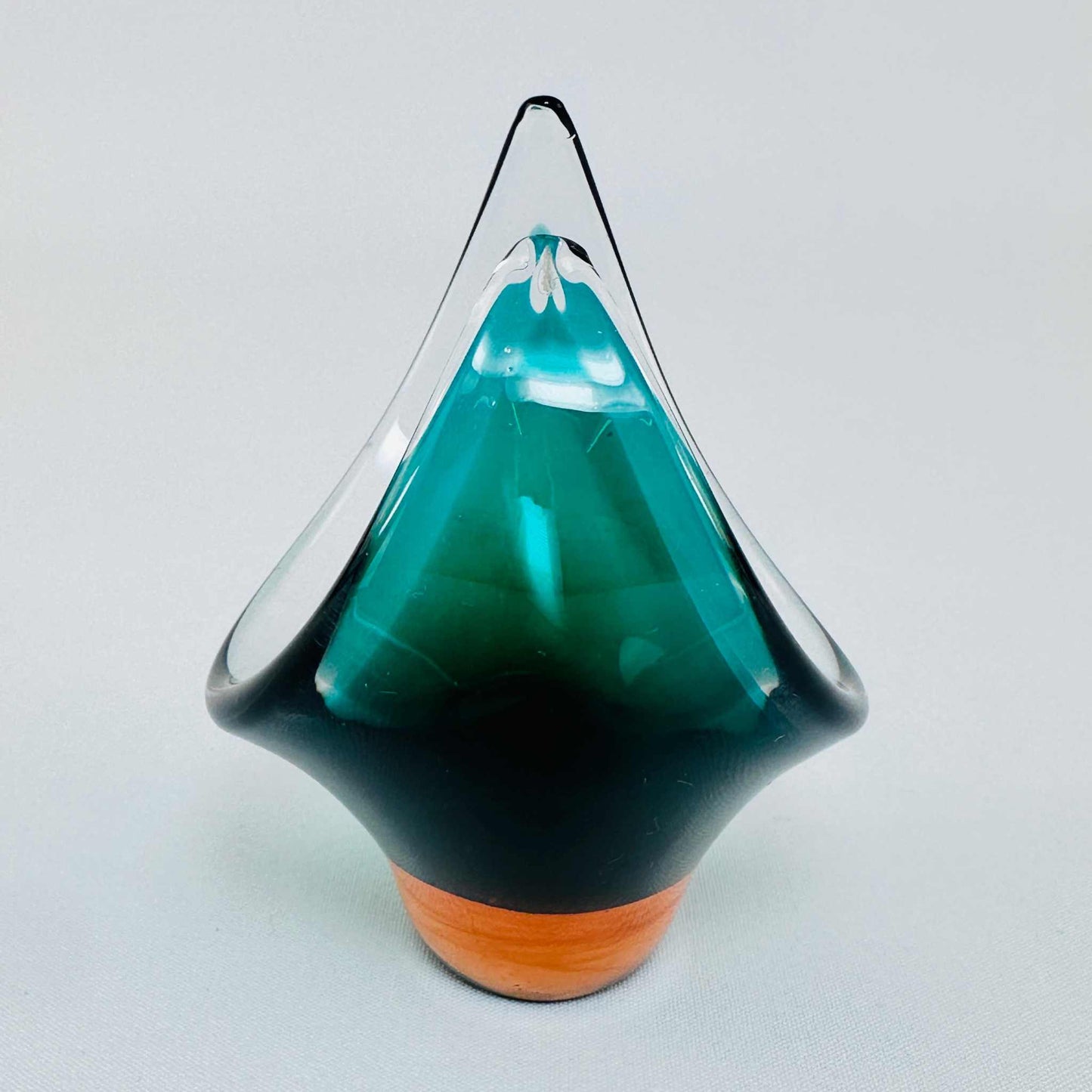 Murano Glas Objekt Paul Kedlev (zugeschrieben) für Flygsfors Glasbruk 60er