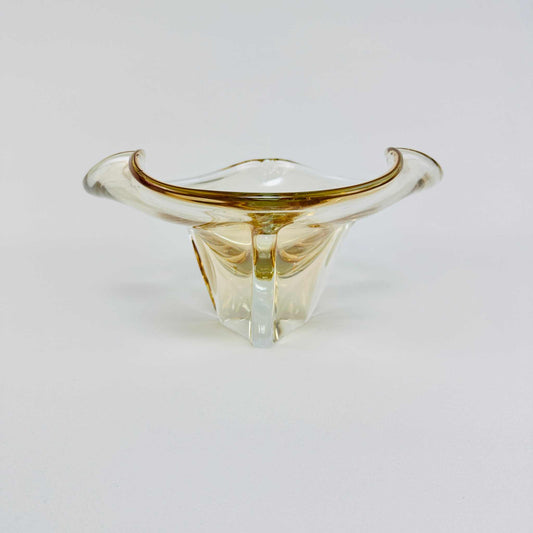 Murano Glas Schale Frantisek Zemek für Sklana Mstisov 1960er