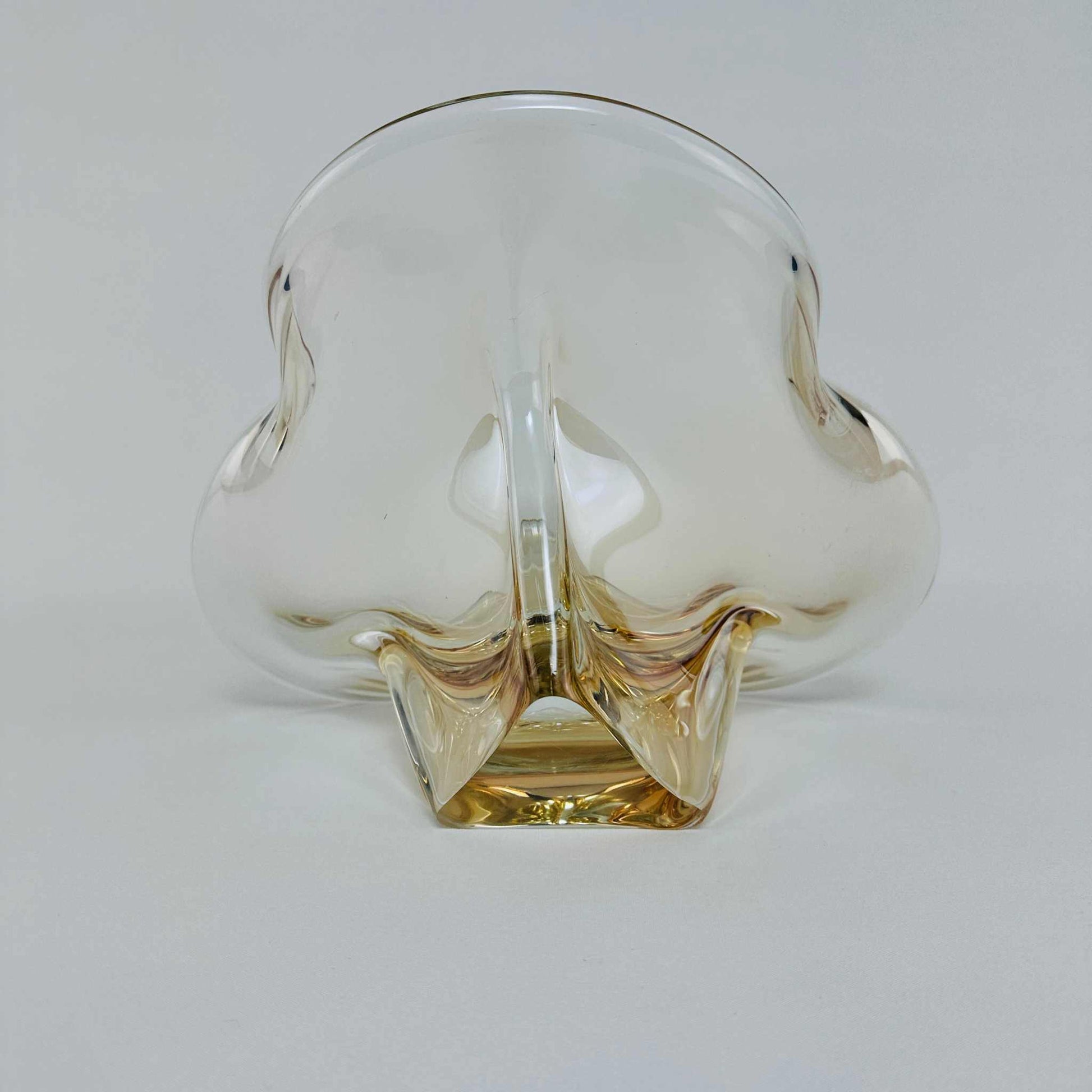 Große Glas Schale Frantisek Zemek 1960er Murano Stil