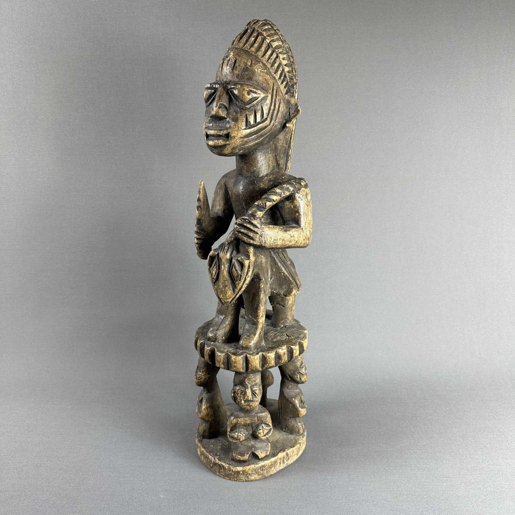 Afrikanische Holzfigur Vintage Dekoration