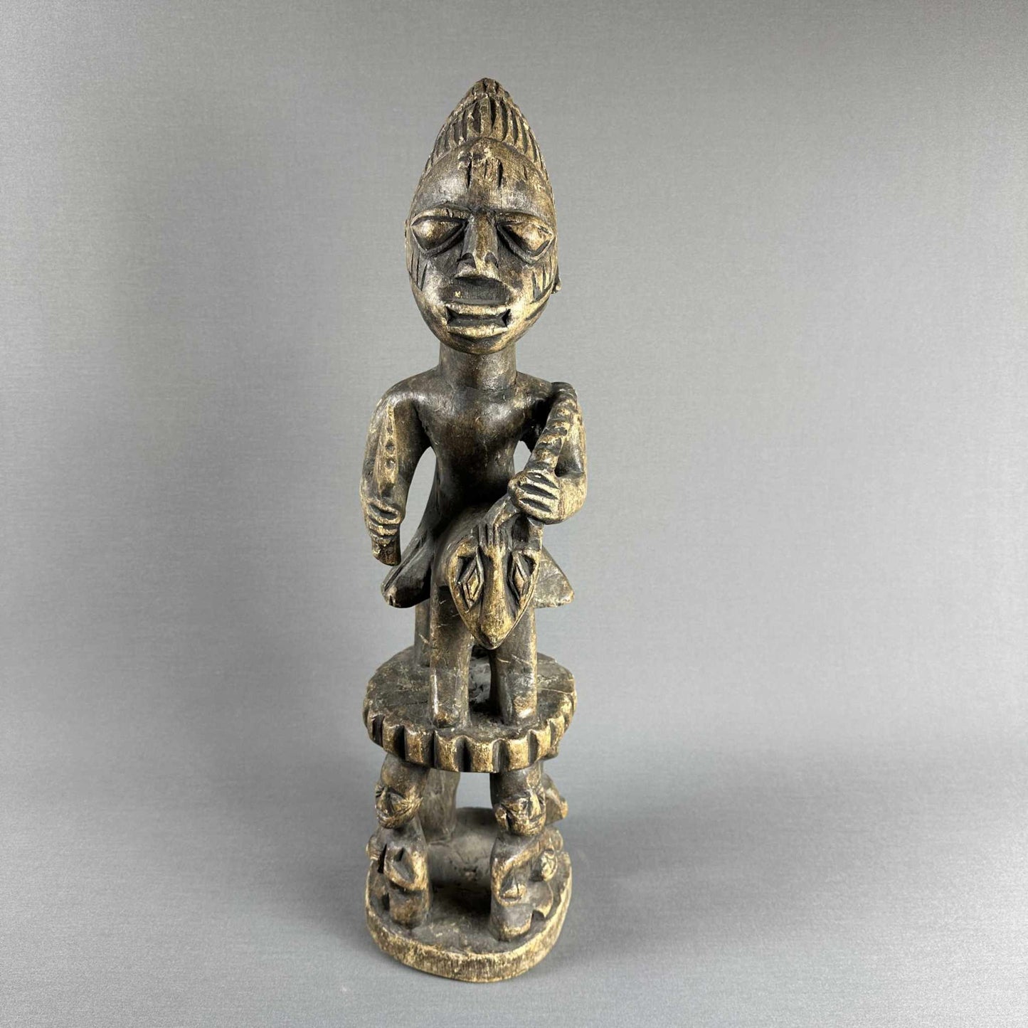 Afrikanische Holzfigur Vintage Dekoration