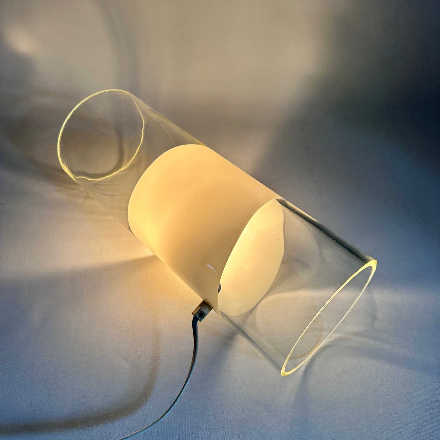 Glas Tischleuchte LT 213 von Carlo Nason für Mazzega 1970er
