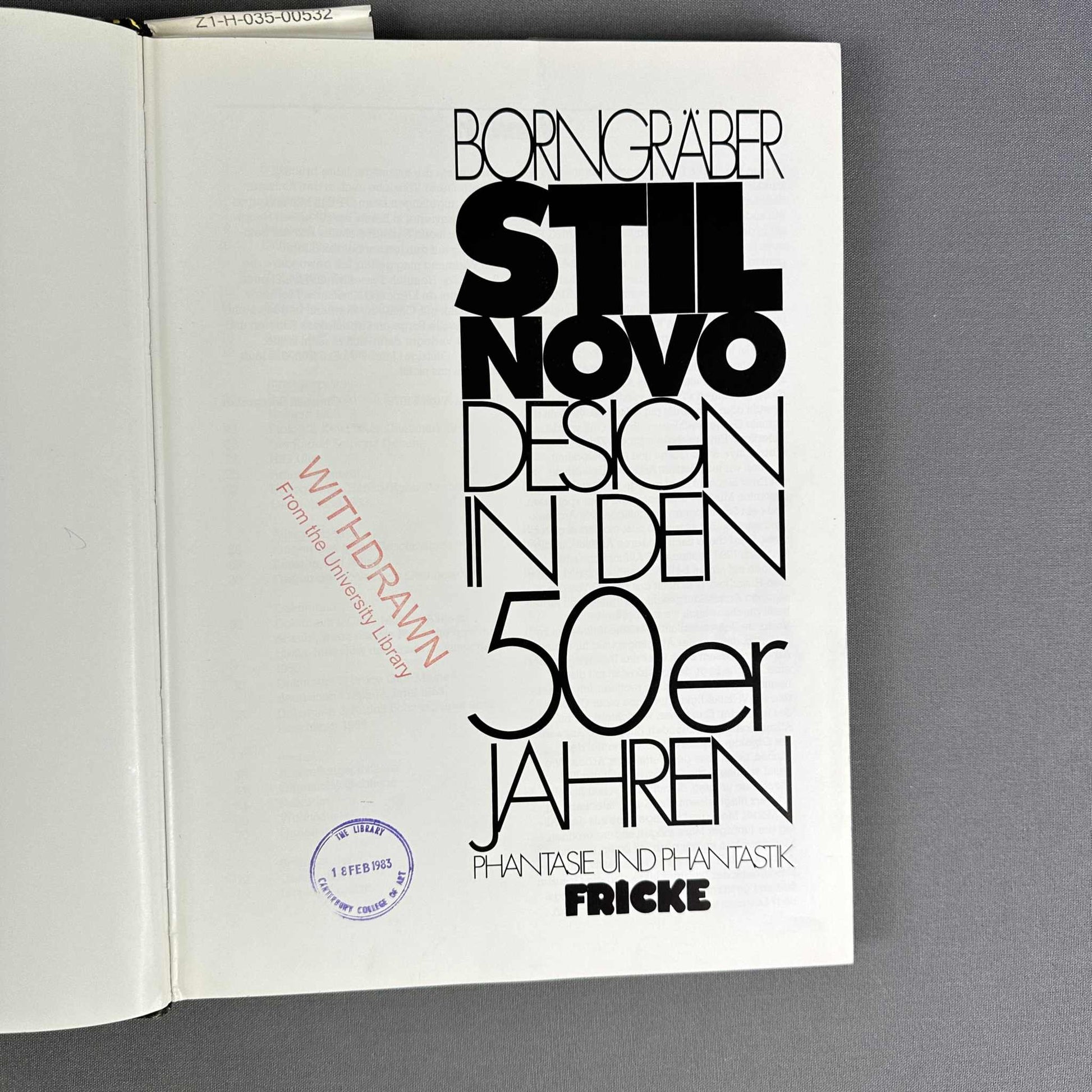 Stilnovo Design in den 50er Jahren, Borngräber, Buch