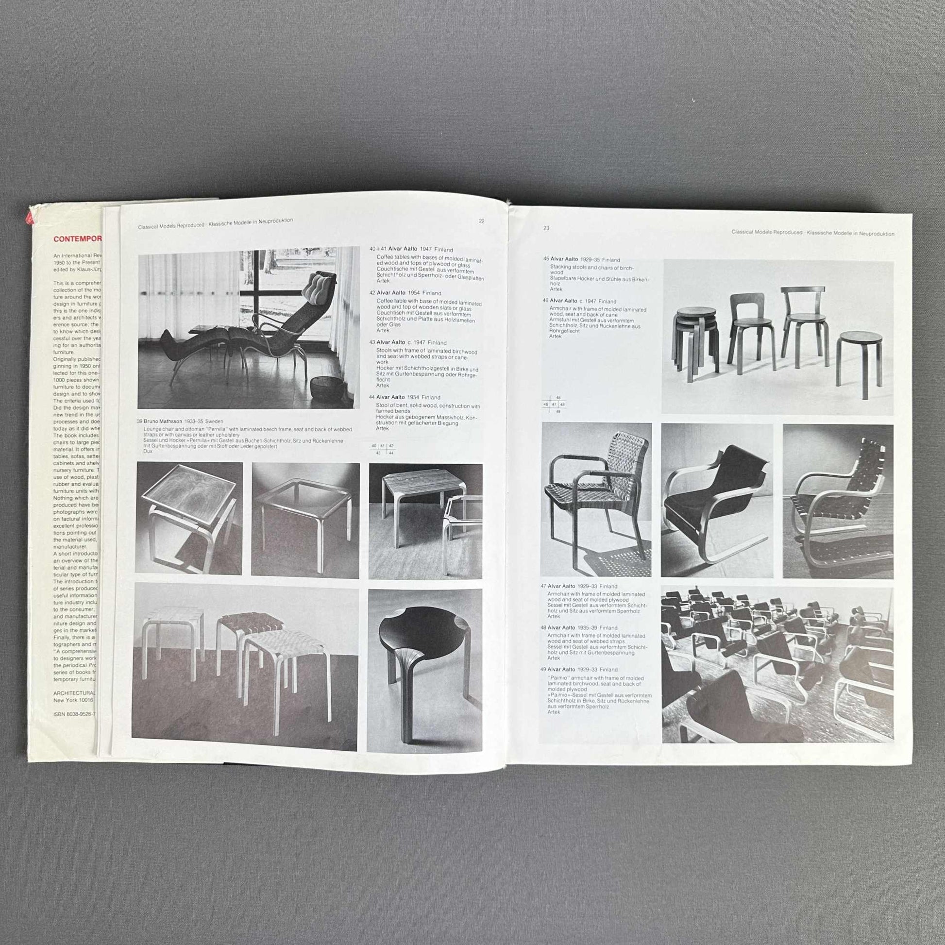 Contemporary Furniture - Klaus Jürgen Sembach Buch