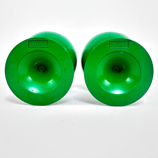 Quist Salz & Pfeffer Streuer im Tulip Design von Jens Quistgaard, dänisches 1960er Jahre Design, verchromte Kappen, original und selten