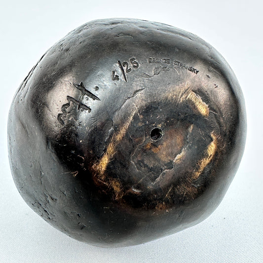 Hannes Walker signierte & limitierte Bronze Granatapfel Stransky 1980er