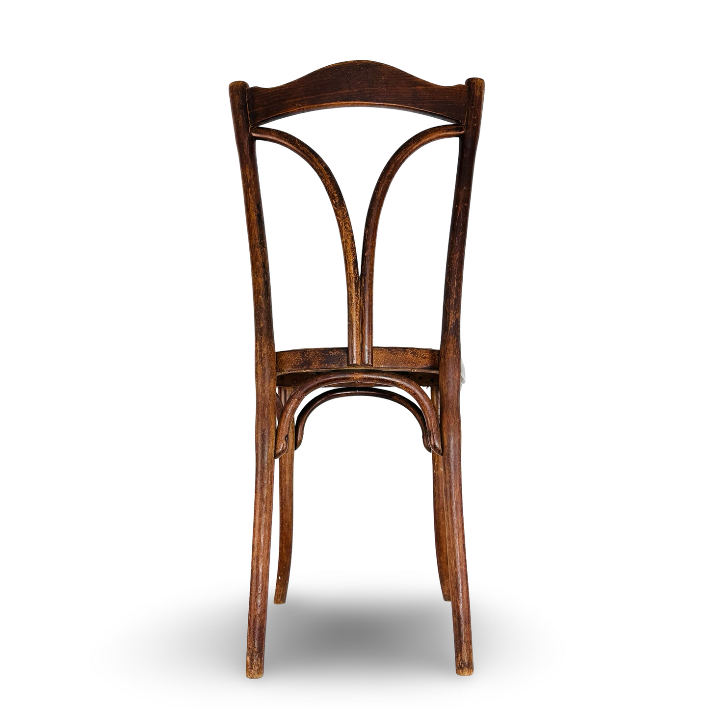Thonet Bugholzstuhl Model 107 von 1900 mit originalem intaktem Geflecht in gutem Zustand