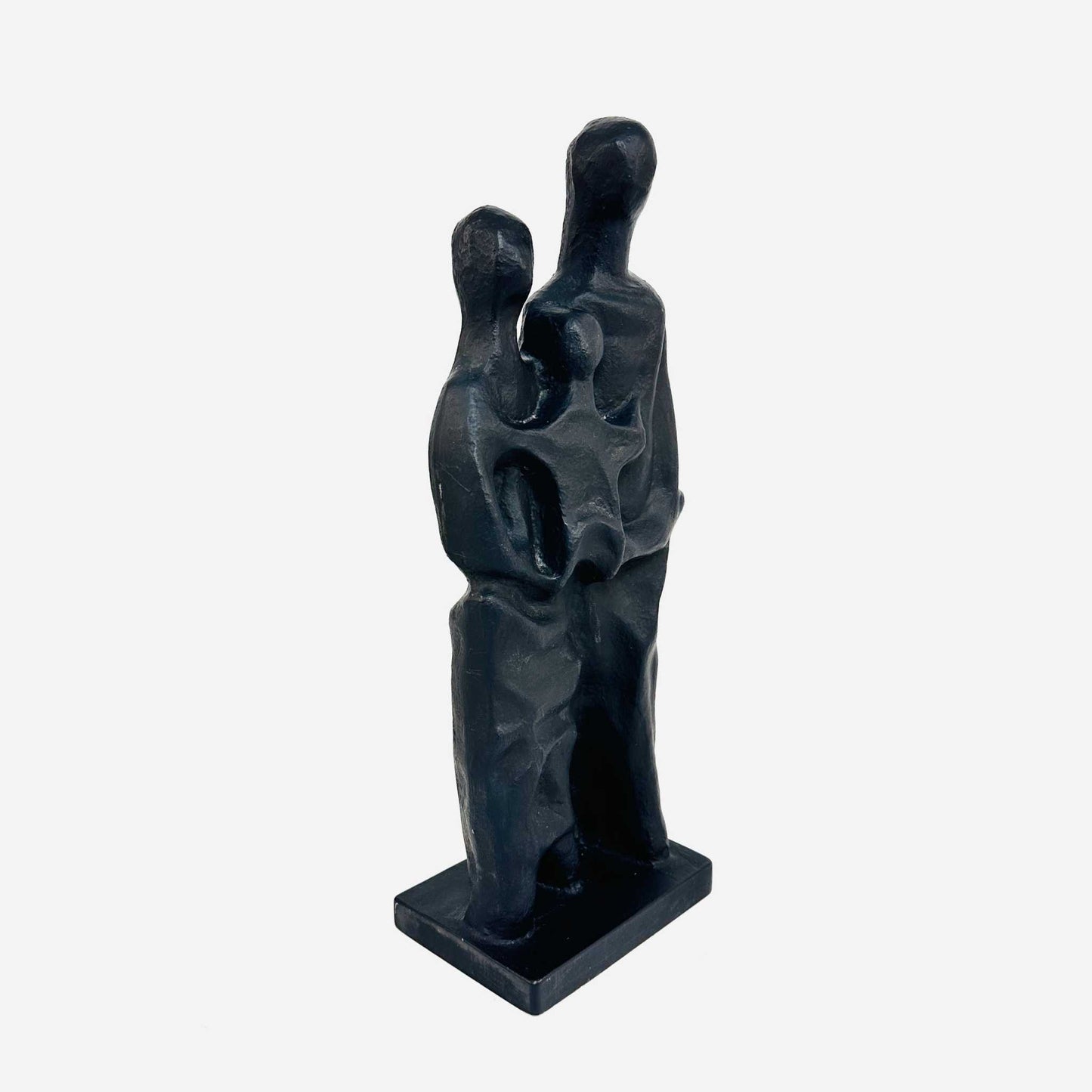 Abstrakte Eisen Skulptur einer kleinen Familie von Elie Van Damm, Belgien, 1960er Jahre