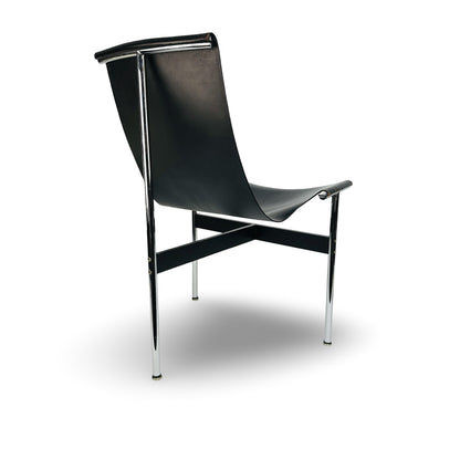 T-Chair Dreiviertelansicht von hinten mit T-förmiger Stahlstrebe