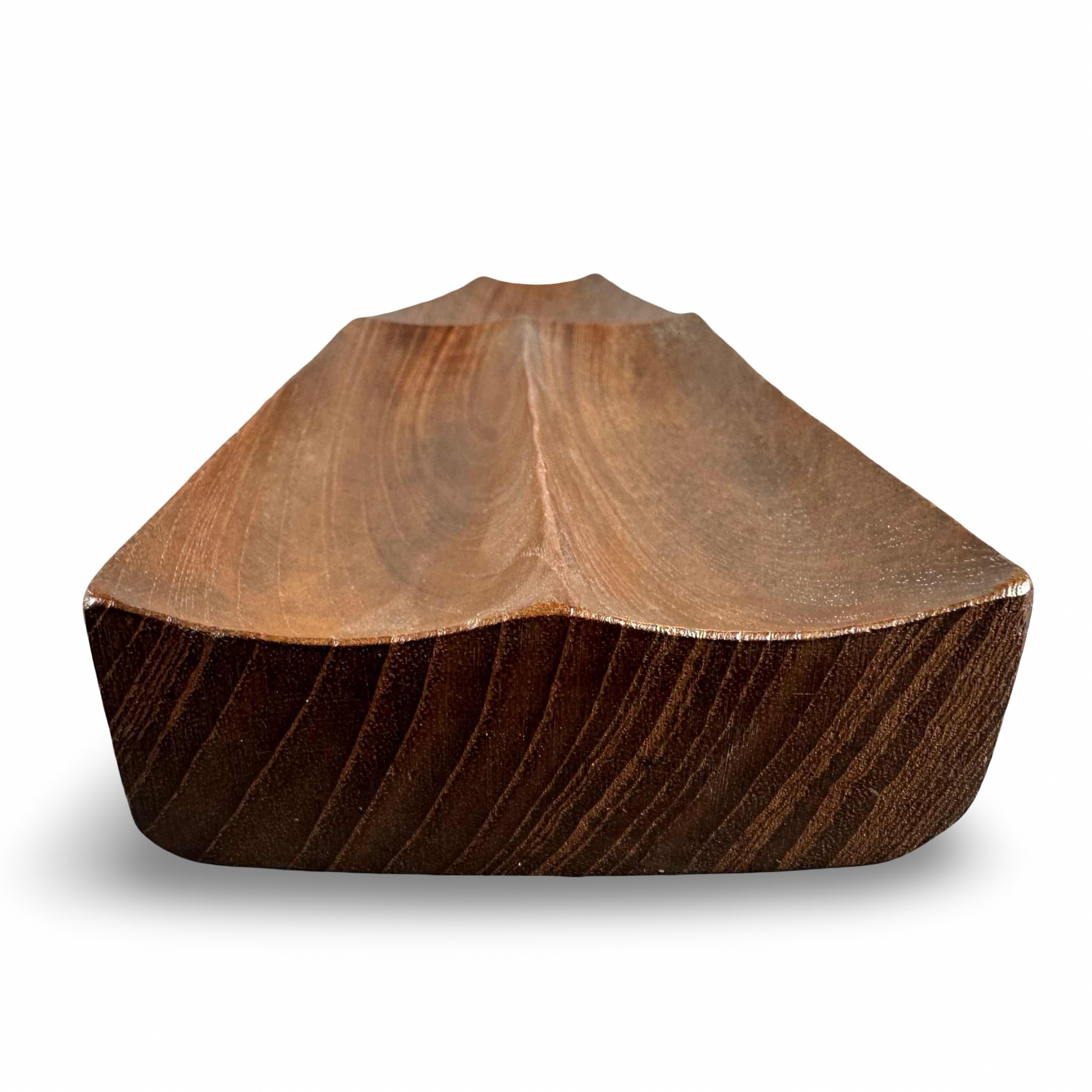 Stig Sandqvist Teak Schale Vemdalen Dänemark 1960er Vintage Utensilo Holzdesign