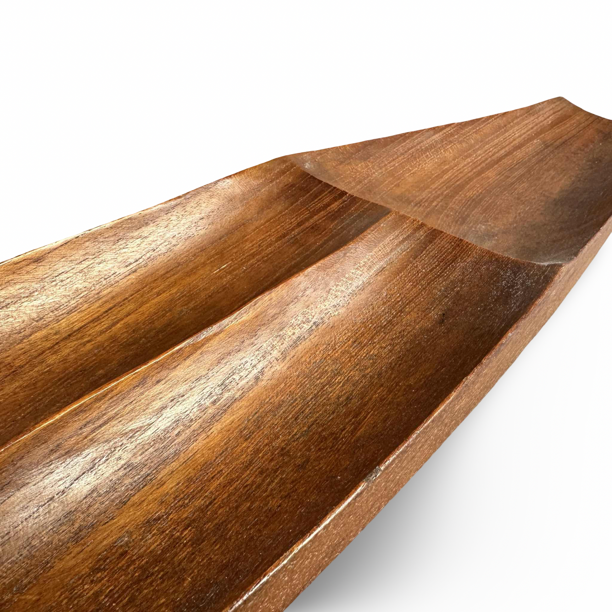 Stig Sandqvist Teak Schale Vemdalen Dänemark 1960er vintage Utensilo