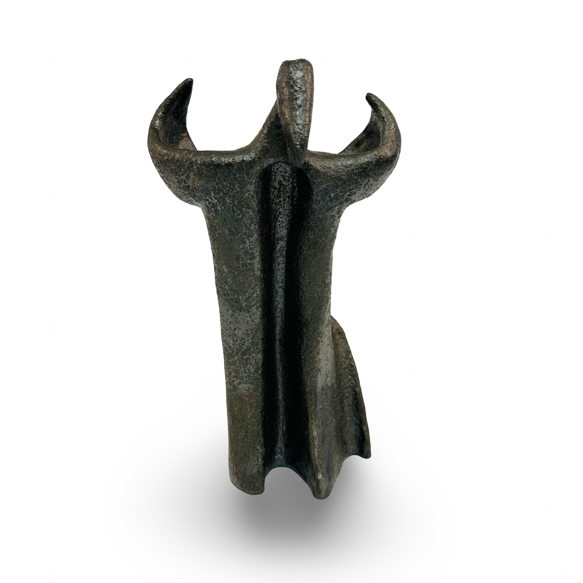 Stehende, betende Keramikstatue aus den 1980er Jahren, signierte Skulptur in sehr gutem Zustand