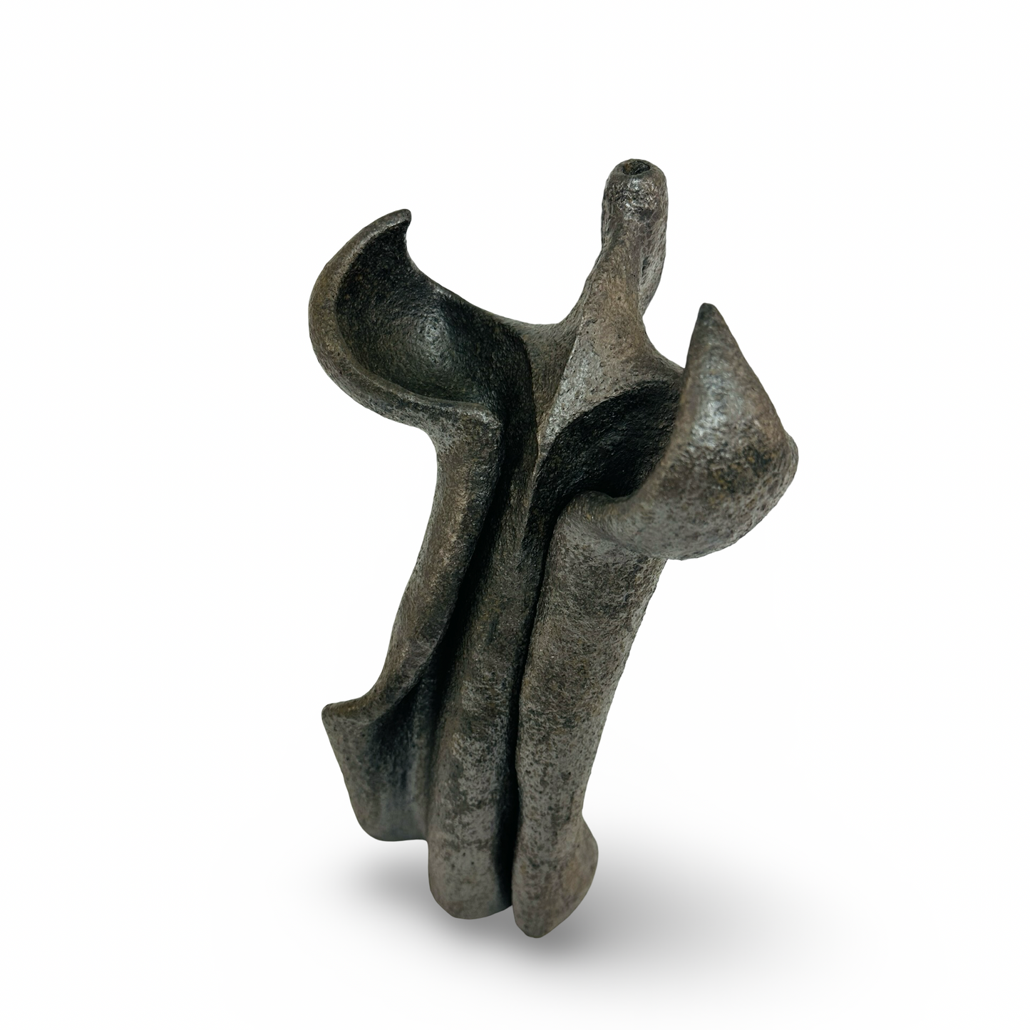Stehende, betende Keramikstatue aus den 1980er Jahren, signiert, gute Erhaltung