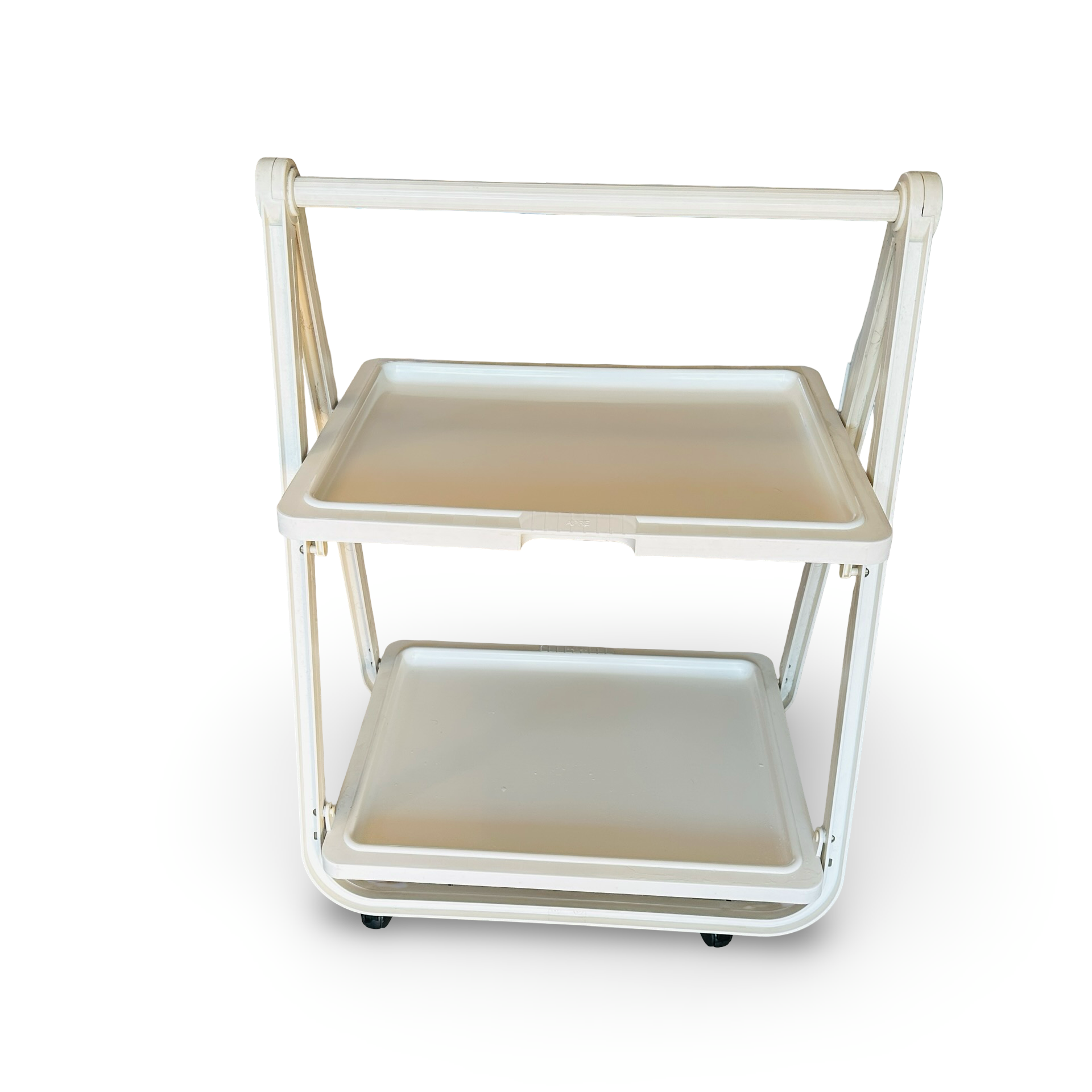 Italienischer Klappwagen Barwagen aus Kunststoff 1970er in gutem Zustand ohne Beschädigungen