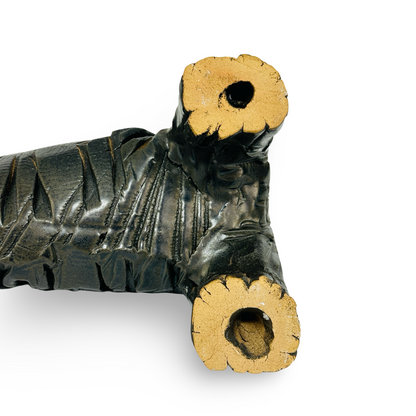 Monumentale Studiokeramik Skulptur eines Rhinozeros aus französischem Grès, signiert „Mosset“ aus den 1970er/80er Jahren