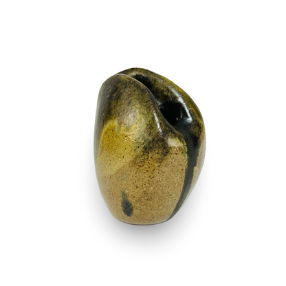 Studio pottery vase "Doppelmund", in the circle of Wilhelm & Elly Kuch, Germany 1960s/70s