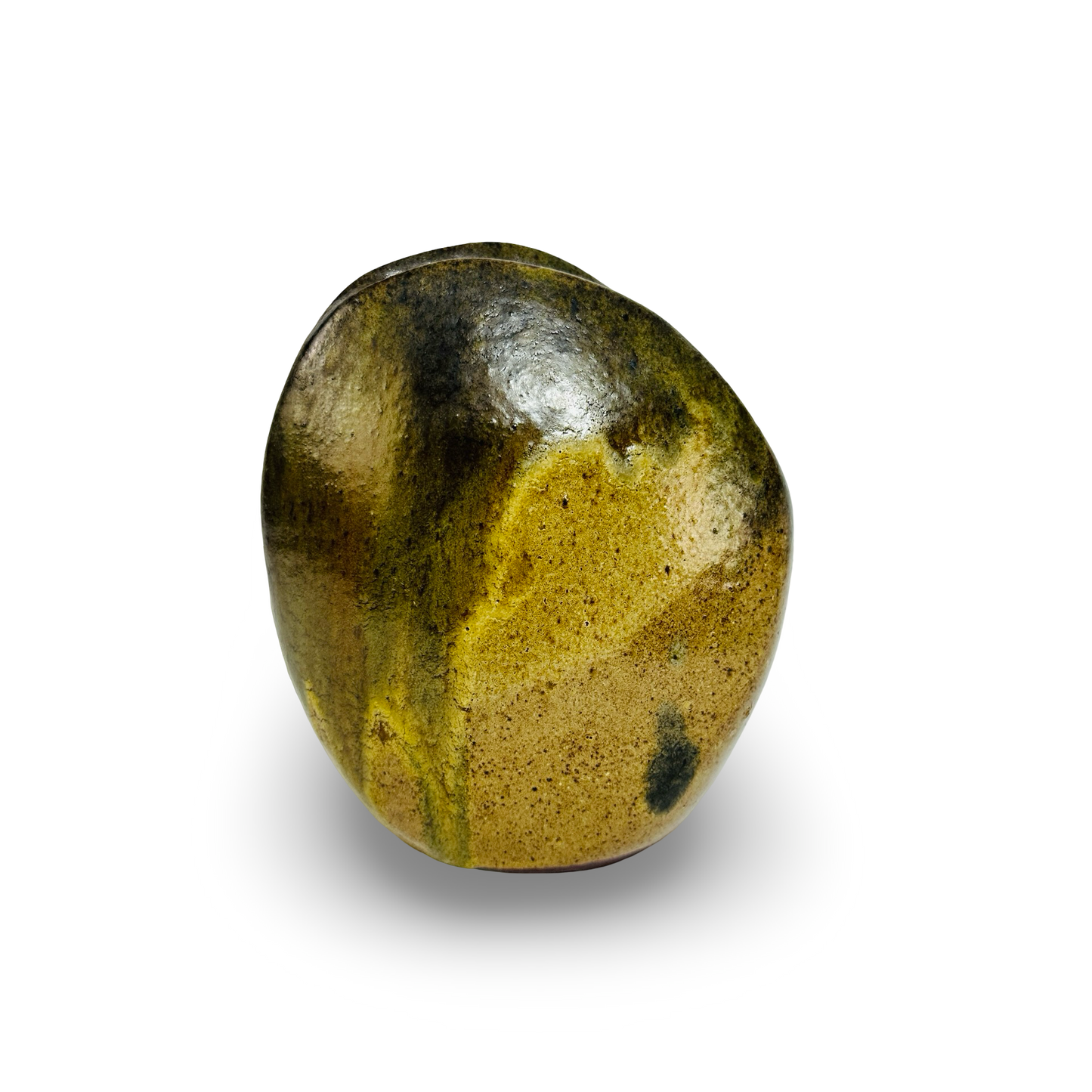 Studio pottery vase "Doppelmund", in the circle of Wilhelm & Elly Kuch, Germany 1960s/70s