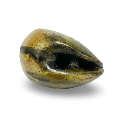 Studio pottery vase "Doppelmund", in the circle of Wilhelm & Elly Kuch, Germany 1960s/70s