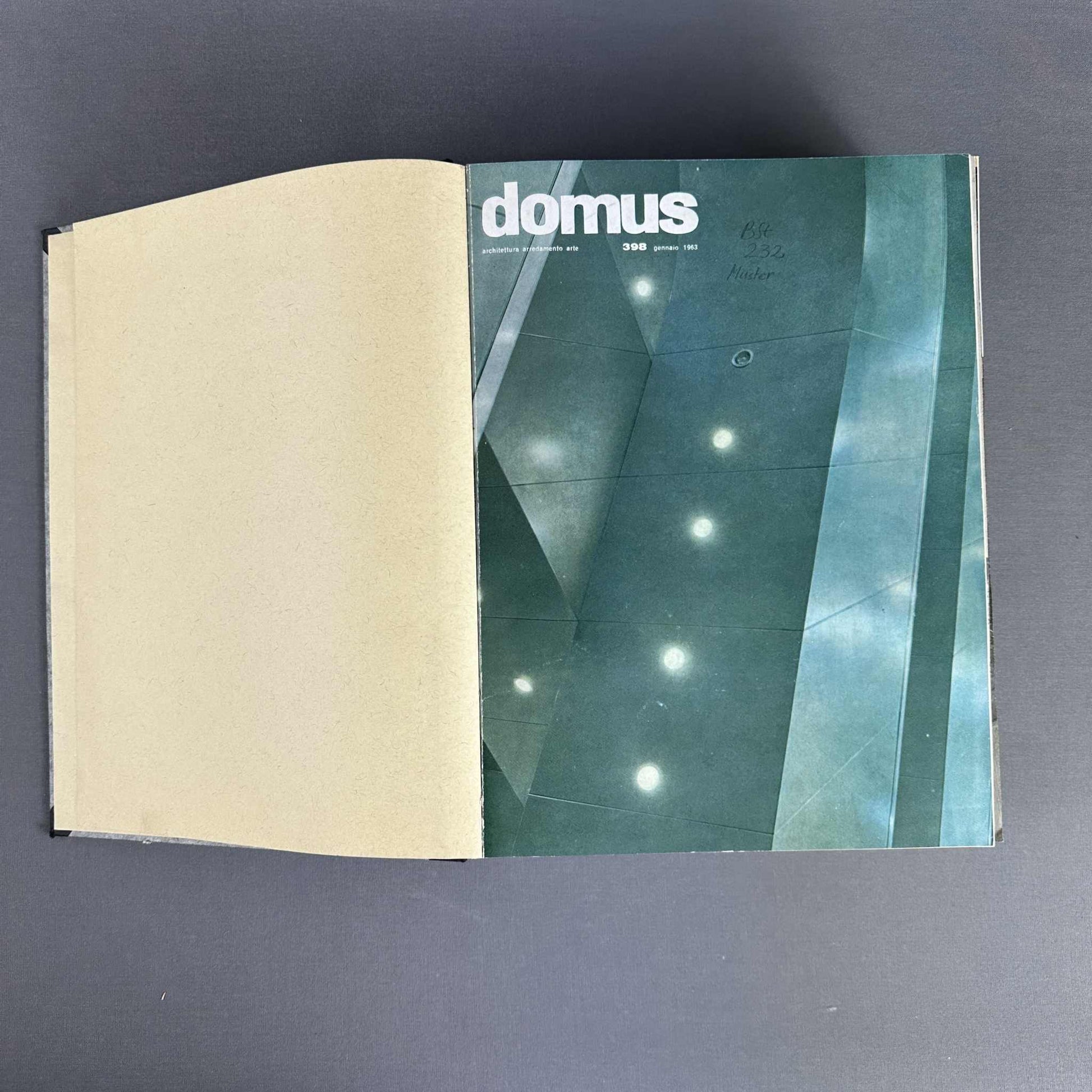 DOMUS 1963 Komplette Jahresausgabe Interior, Design und Architektur