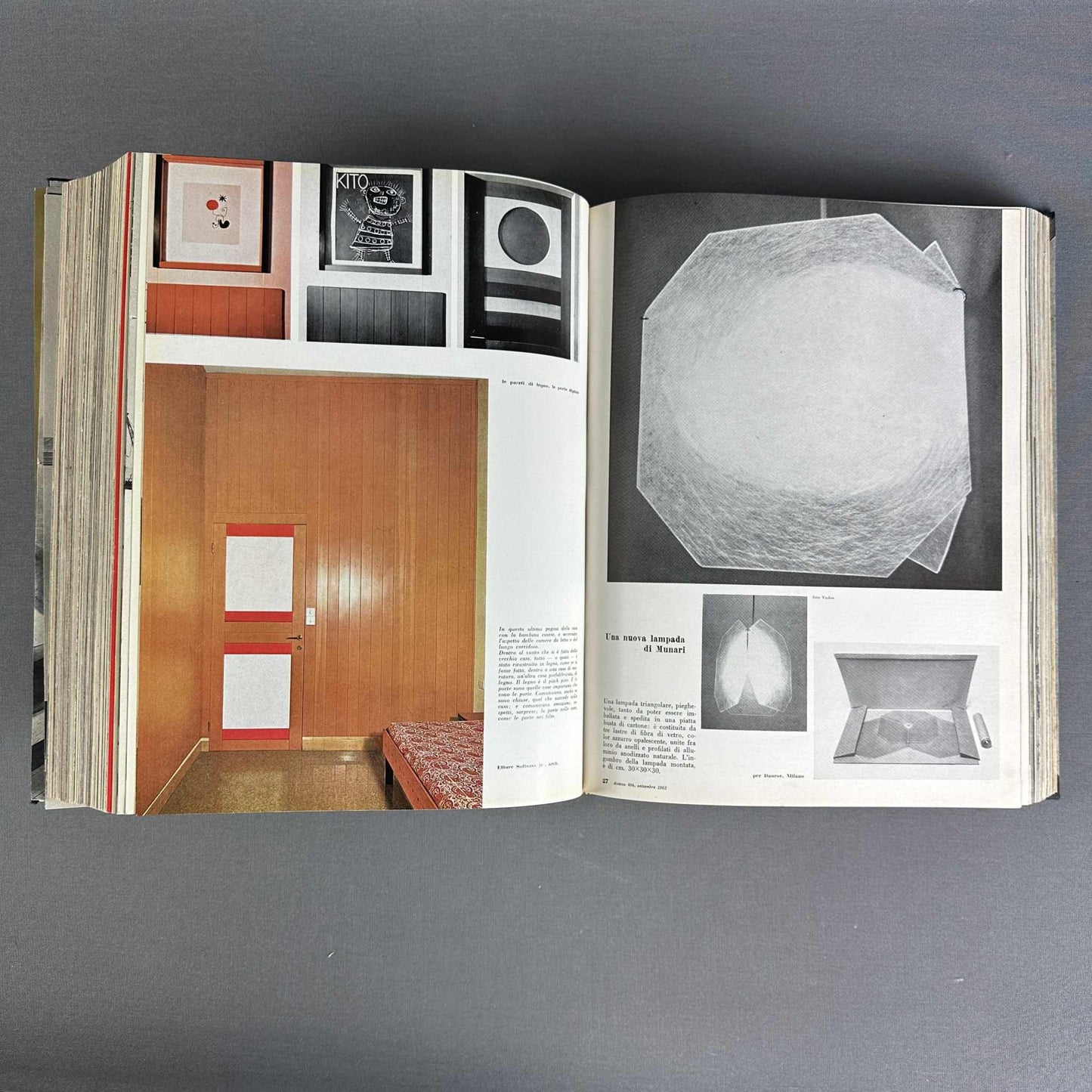 DOMUS 1963 Komplette Jahresausgabe Interior, Design und Architektur