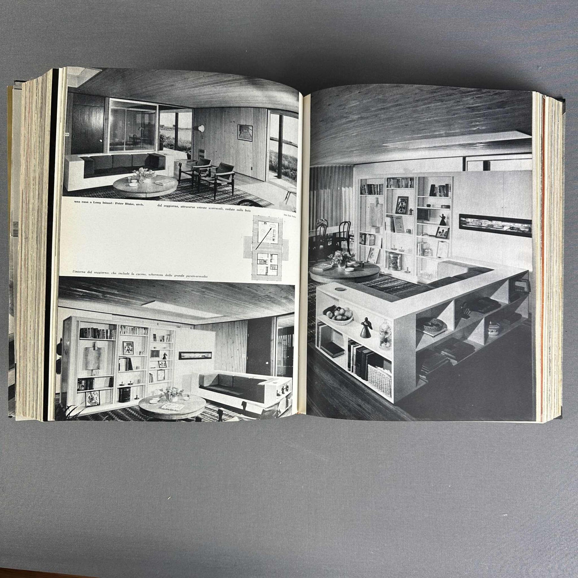 DOMUS 1963 Komplette Jahresausgabe Interior, Design und Architektur