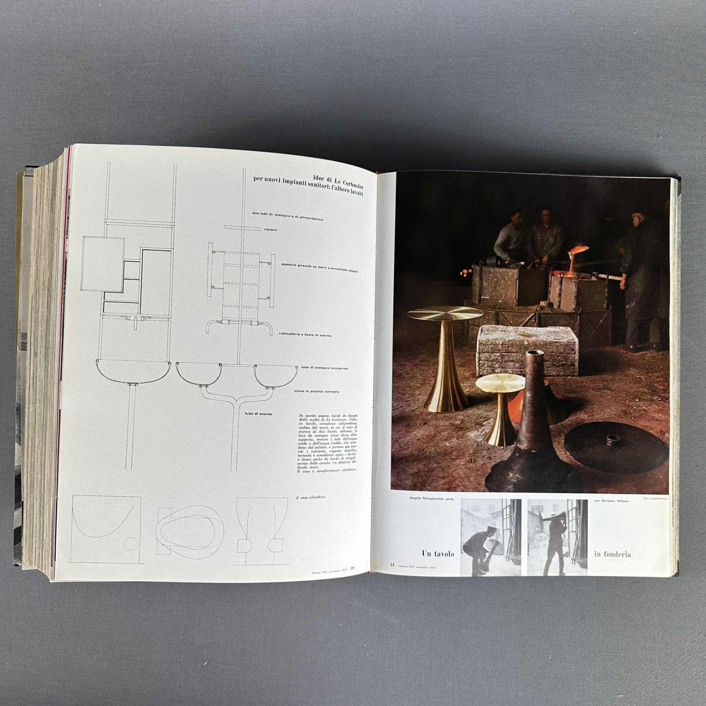 DOMUS 1963 Komplette Jahresausgabe Interior, Design und Architektur