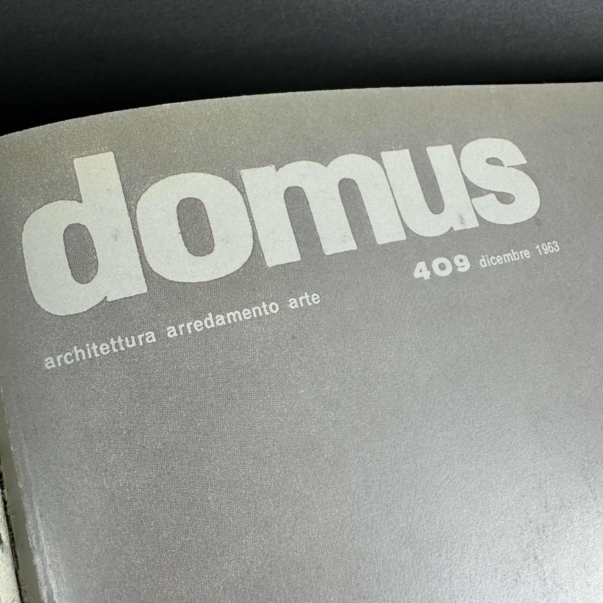 DOMUS 1963 Komplette Jahresausgabe Interior, Design und Architektur