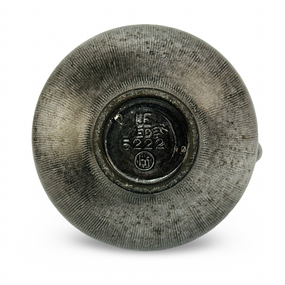 Upsala-Ekeby Krug, Bodenansicht mit Standring und Prägemarke